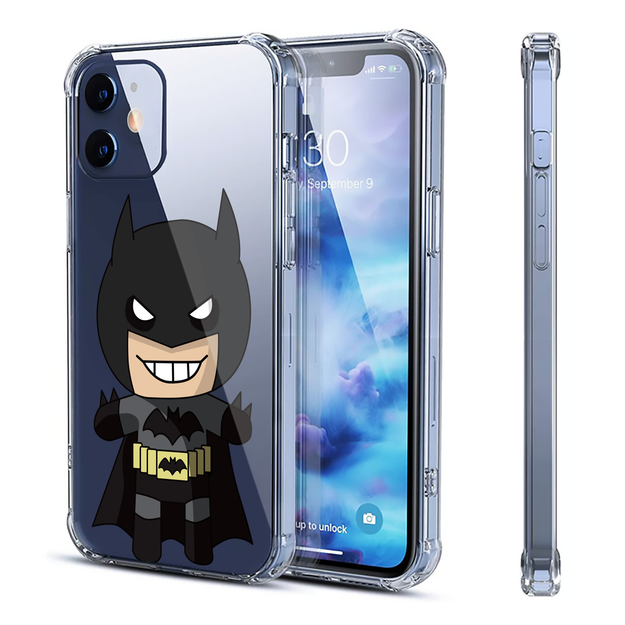 （画像用） アベンジャーズ The Avengers 【iPhone 12シリーズ対応】透明スマホケース（クリアソフトケース）